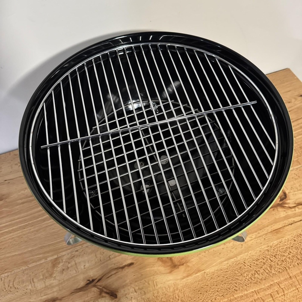 Weber Smokey Joe Premium 14" Mini Charcoal Grill - Rare Lime Green - Brand NEW - Picture 5 of 10